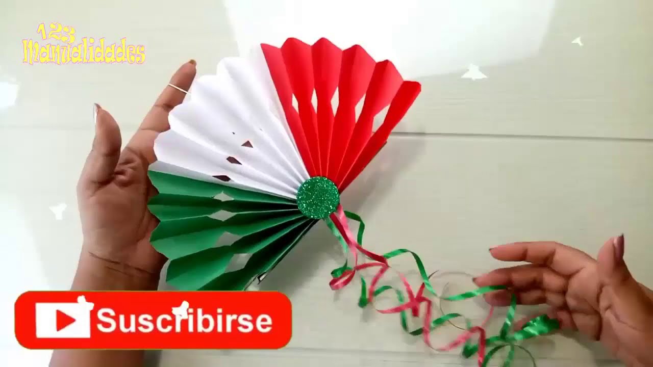 Adornos De Papel Para El 15 De Septiembre / Fiestas Patrias / Noche Mexicana