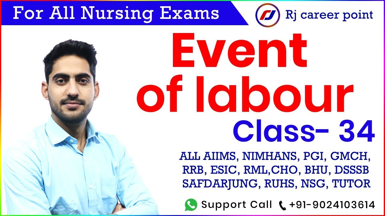 Event  of labour | OBG | Free Nursing Officer & Staff Nurse Online Classes | Rajesh gora