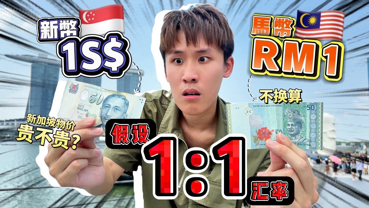 假设一块新币等于一块马币！实际体验新加坡的物价到底贵不贵？