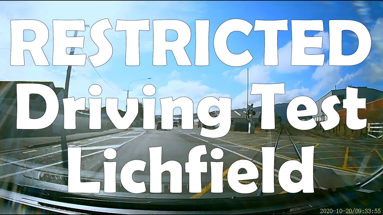 Learner to Restricted Driving Test - LICHFIELD, Christchurch (October 2020)