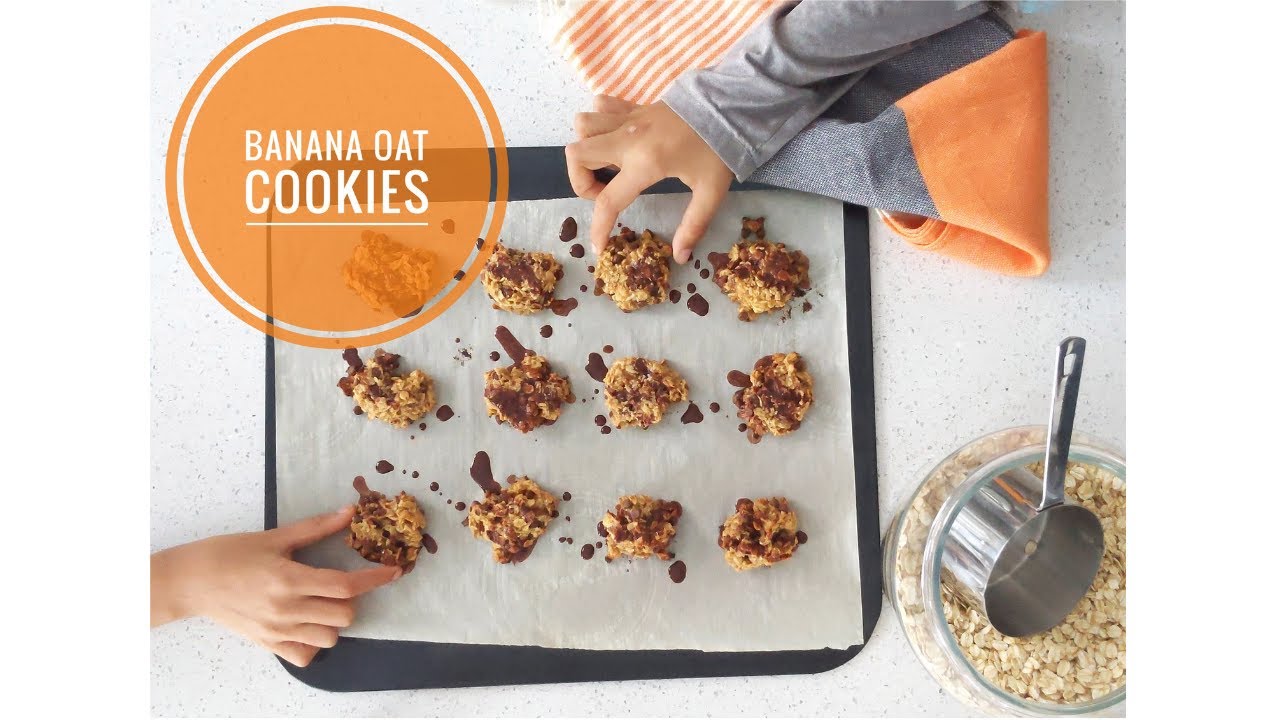 Banana Oat Cookies - Healthy and Easy Grab & Go Snack