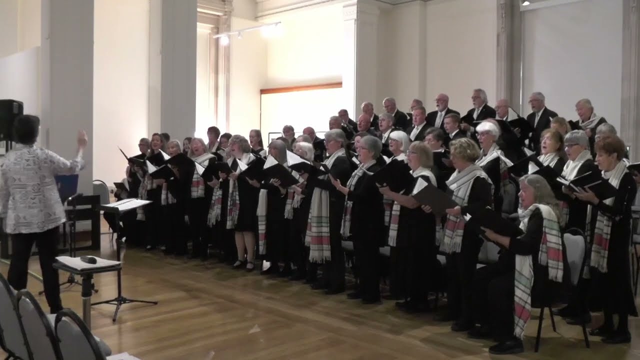 Côr Cymry Gogledd America - 'Hawlio Heddwch' - Mererid Hopwood & Eric Jones