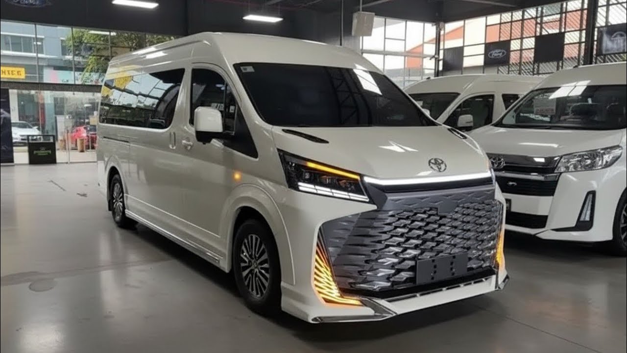 Finally Unveiled, トヨタ ハイエース ウォータープルーフ バス V6 2026年モデル, 圧倒的パワーと防水性能がついに公開
