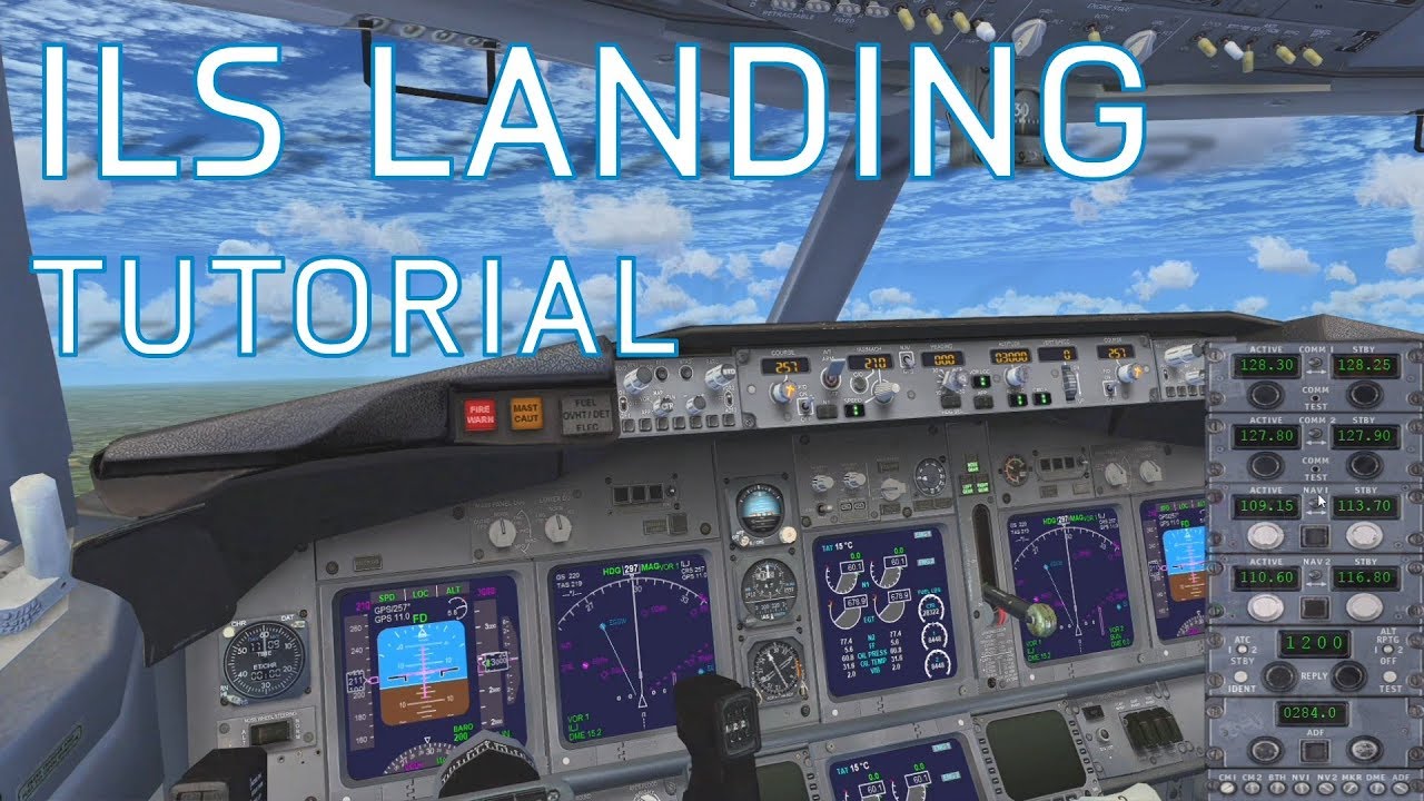 FSX Как приземлиться с помощью ILS | Посадка с автопилотом | Boeing