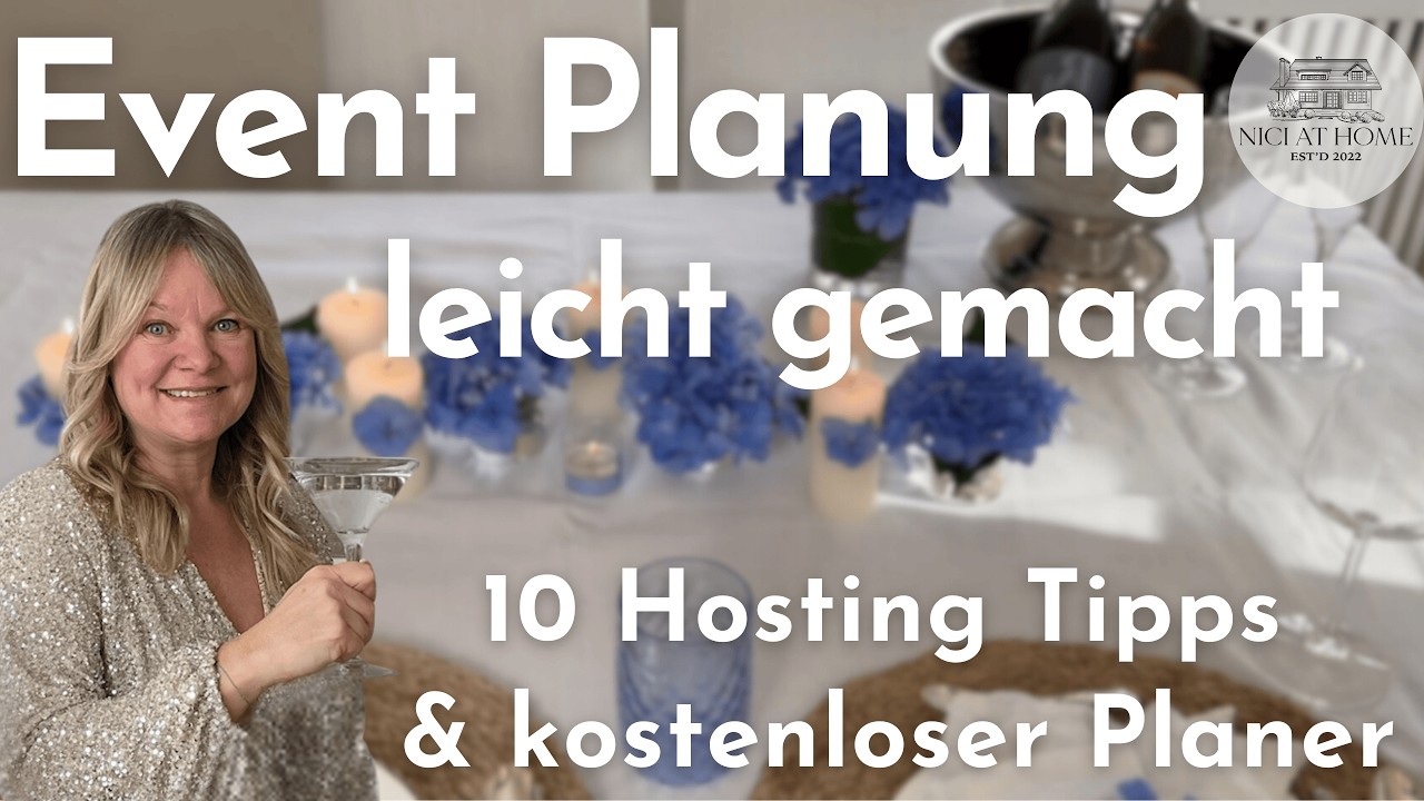 All meine Tipps rund um Event planen mit kostenlosem Planer zum drucken