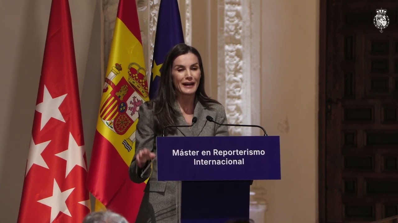 Palabras de la Reina en la clausura del Máster de Formación Permanente en Reporterismo Internacional