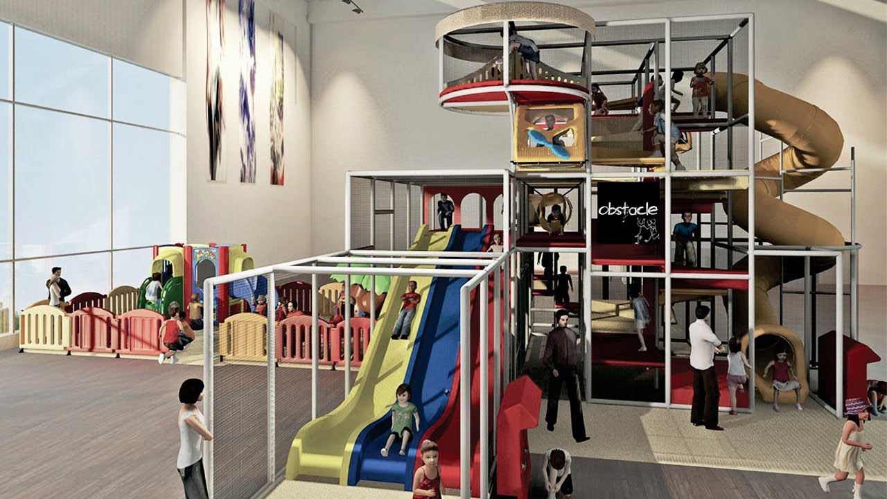 Soft Play Structures Designed For Trampoline Parks