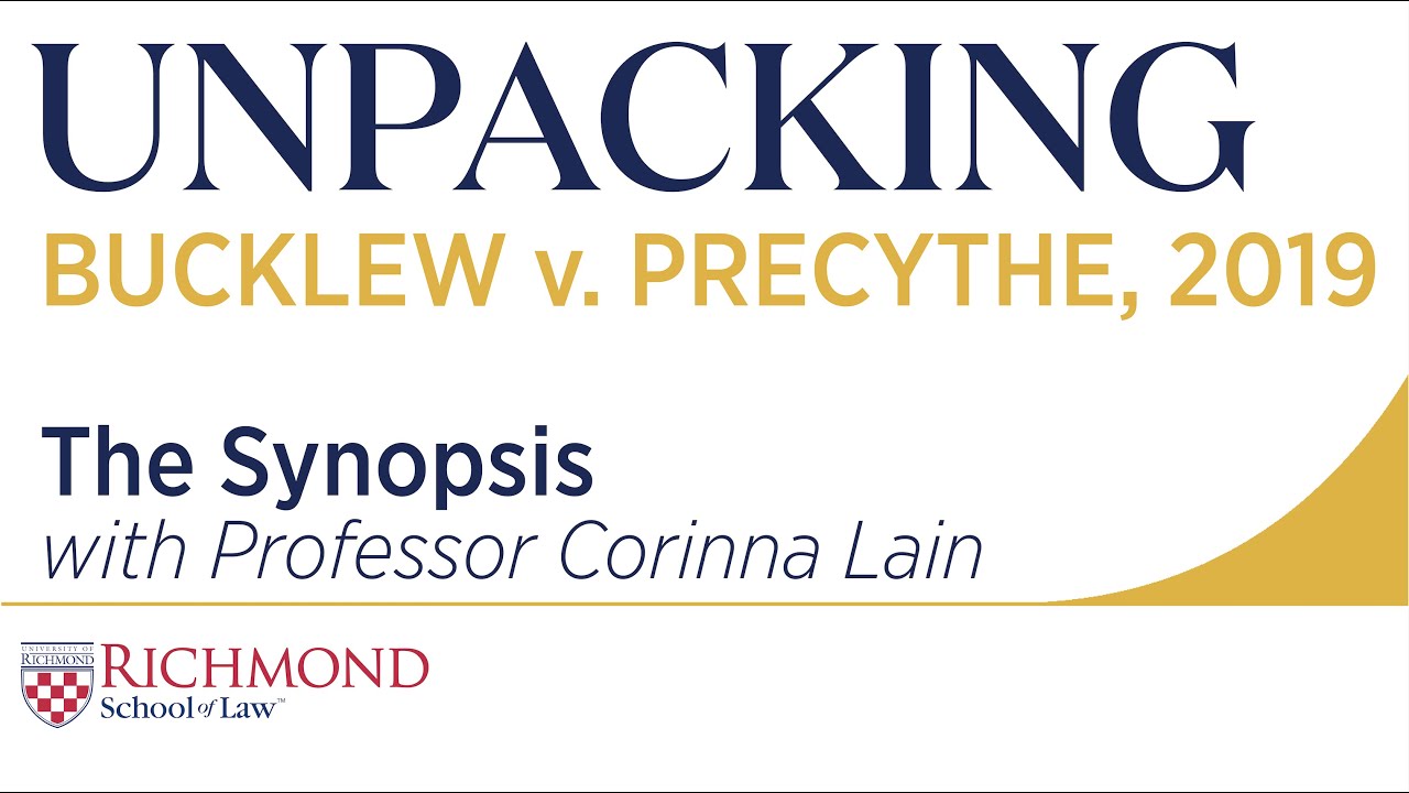 The Synopsis: Bucklew v. Precythe