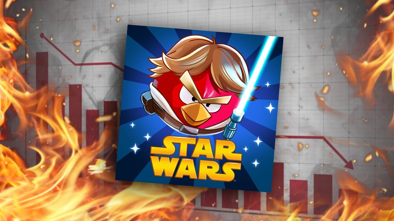 Взлет и падение Angry Birds Star Wars