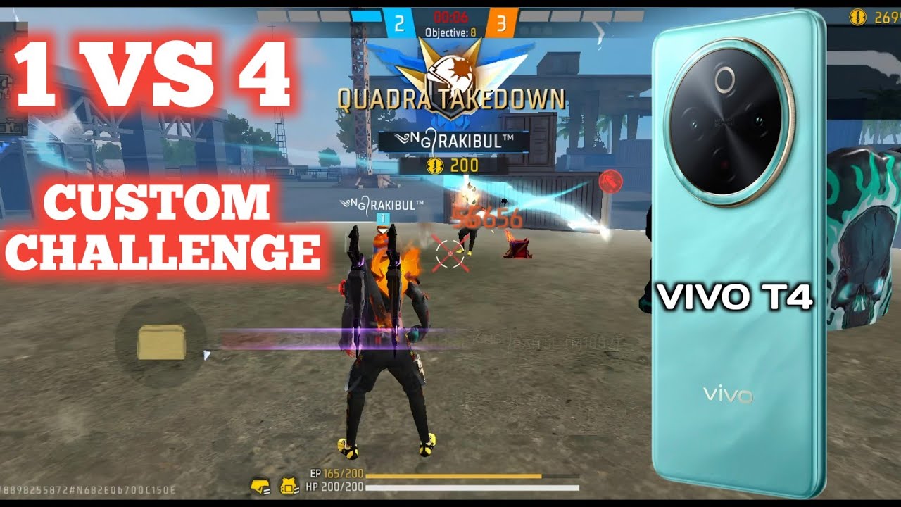 Vivo T4 Free Fire Gaming Test | Vivo T4 Gaming Test #vivot4 #freefire