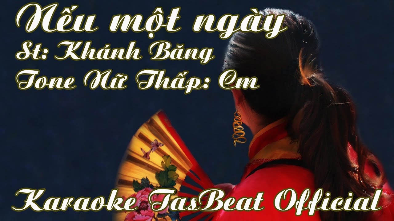 Karaoke Nếu Một Ngày - Tone Nữ Thấp | TAS BEAT