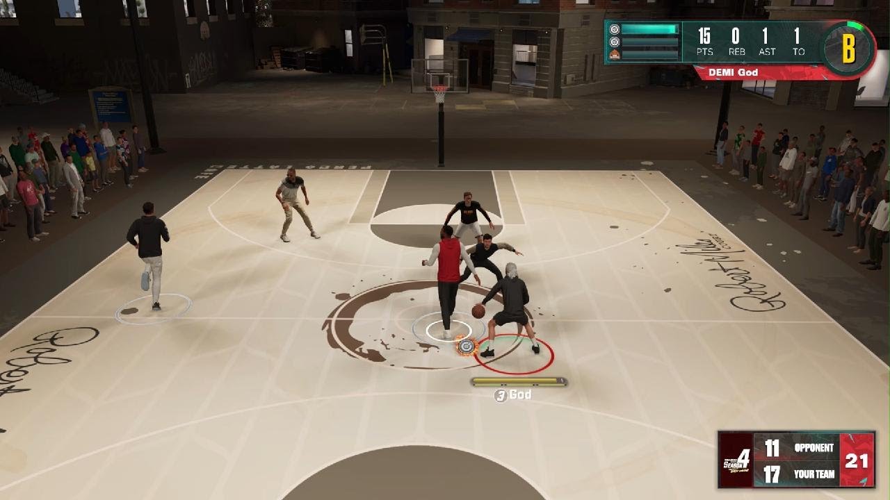 Na 2k with no delay is wild full courtshots