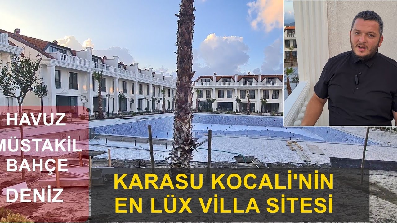 KARASU KOCAALİ'DE ULTRA LÜX BAHÇELİ HAVUZLU VİLLALAR - EKŞİOĞLU İNŞAAT GÜVENCESİ İLE...