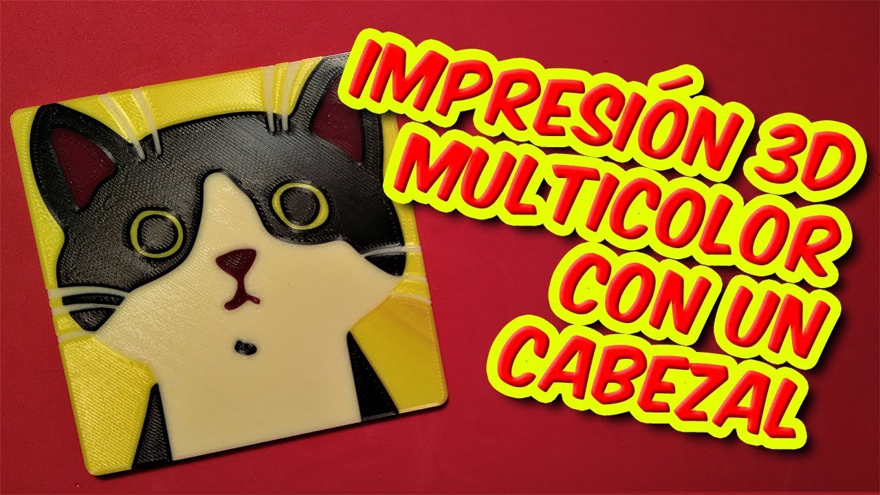 [TUTORIAL] Imprimimos en 3D a todo color con un solo cabezal!