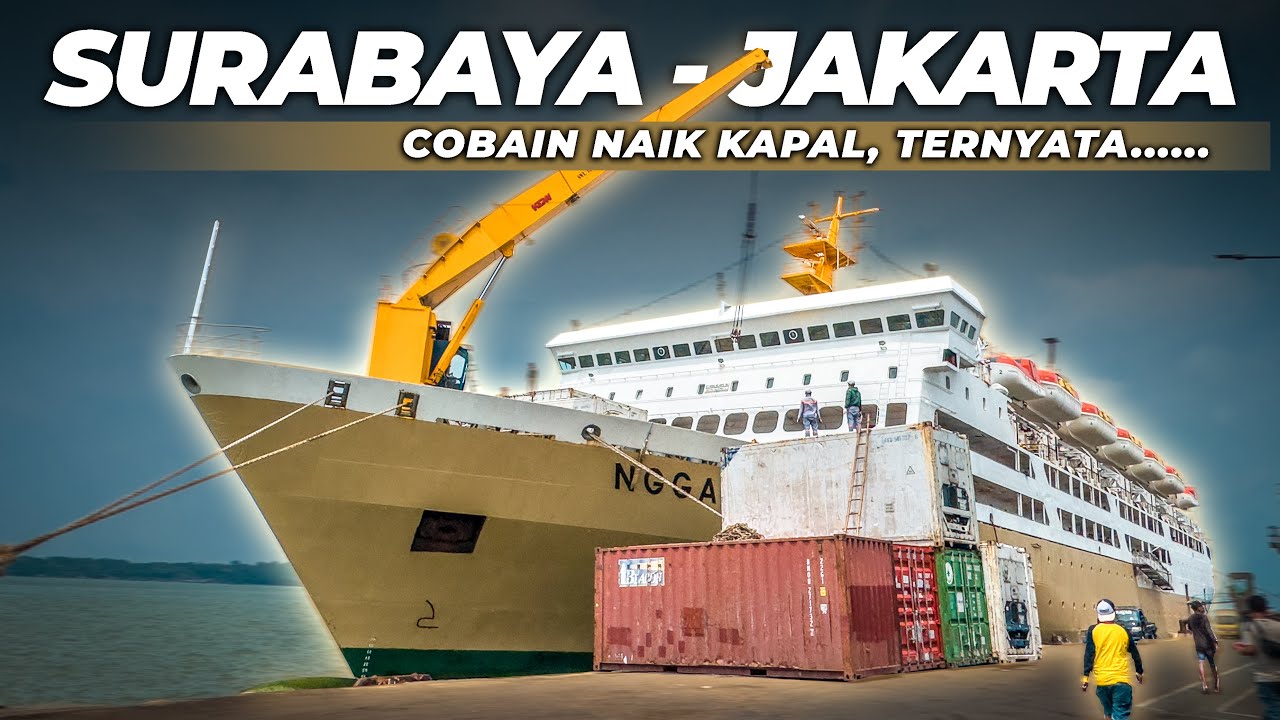 TRIP PAPUA - Ep.28 Surabaya - Jakarta Naik Kapal Cuma 5 Orang....