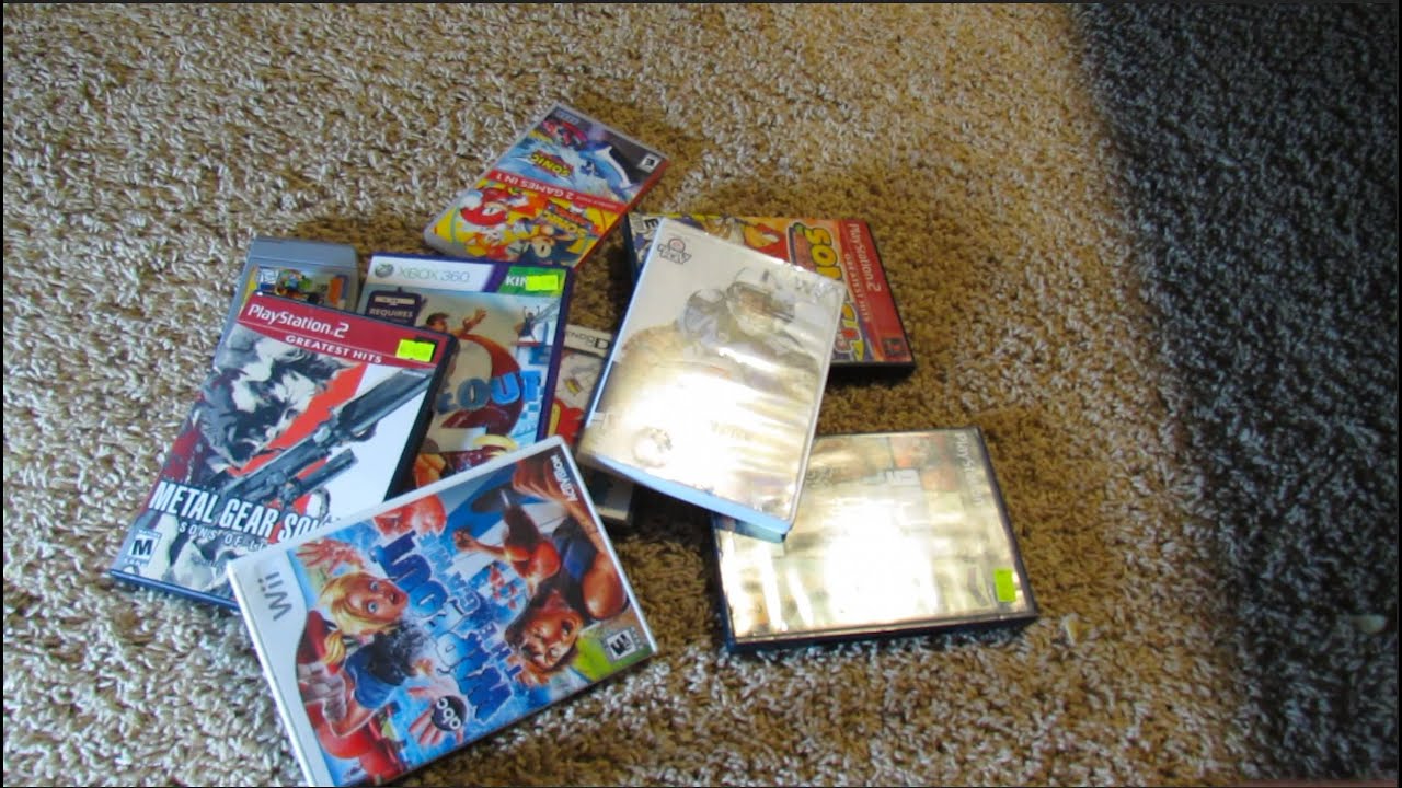 My Video Game Haul as of June 3rd 2023