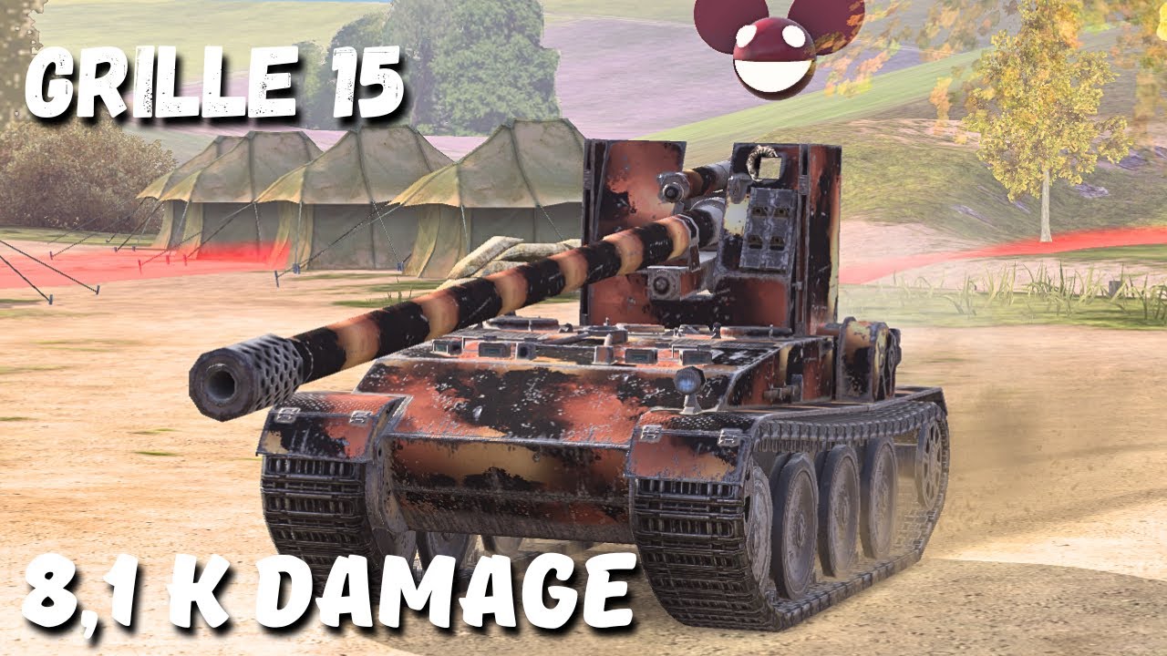 Grille 15 - 3 KILLS | 8,1 K Damage, WoT Blitz Replay