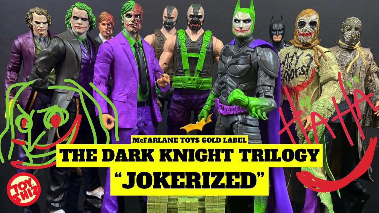 2023 “JOKERIZED” THE DARK KNIGHT TRILOGY WAVE | Target Gold Label | McFarlane Toys