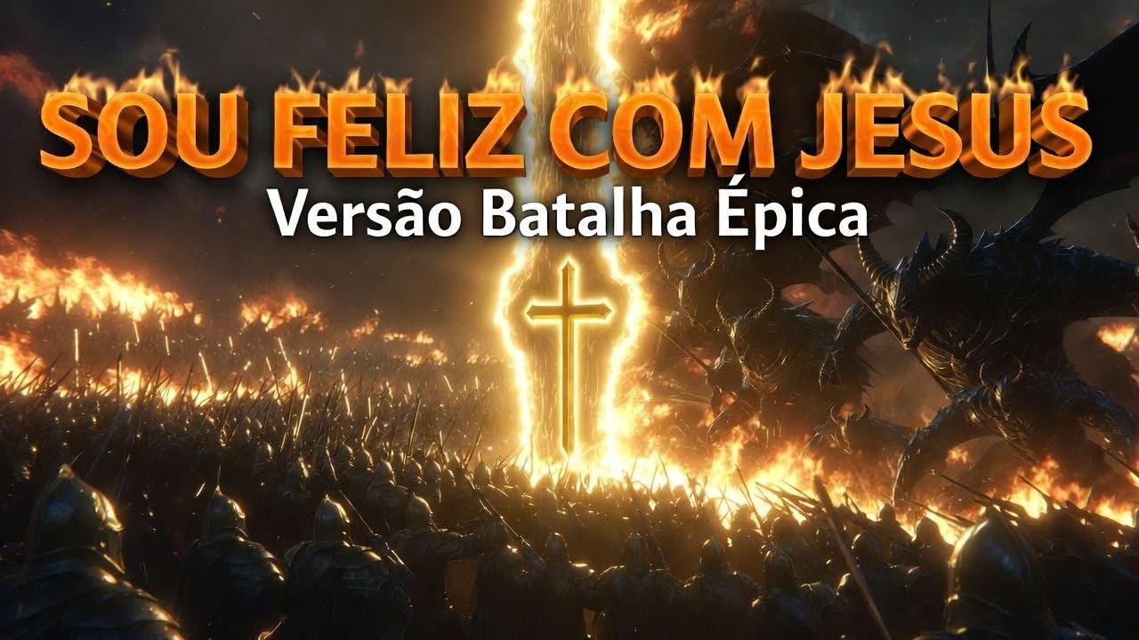 SOU FELIZ COM JESUS - Versão Batalha Medieval Épica.