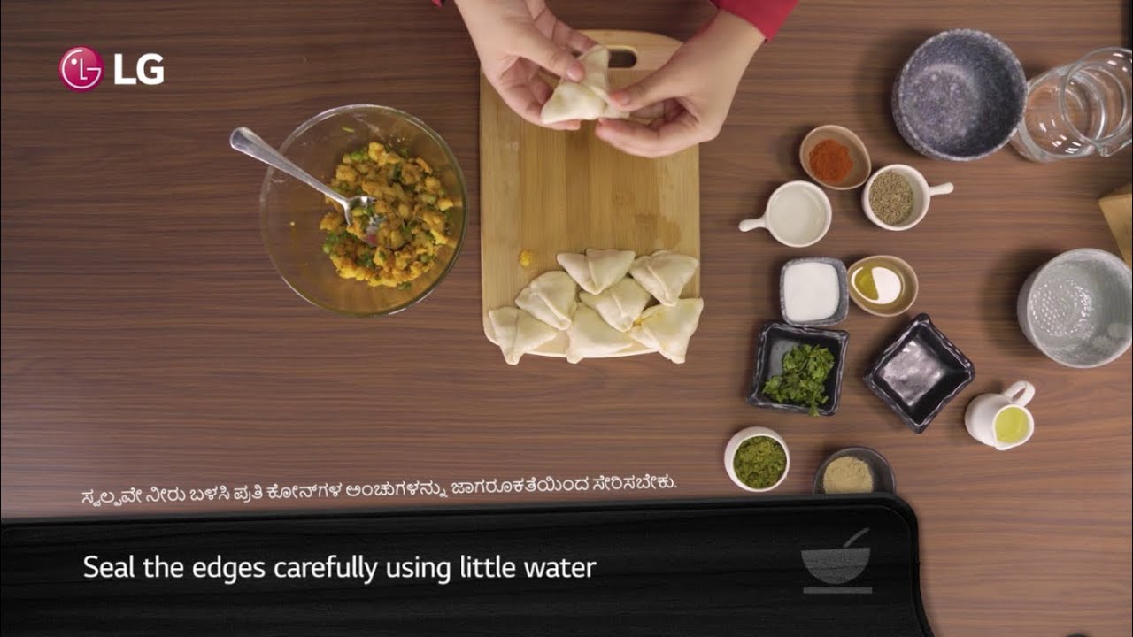 (Kannada Version) LG Microwave Oven | Crunchy Samosas | LG India