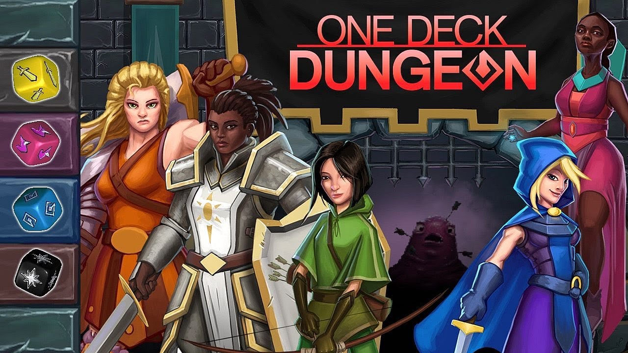 01. One Deck Dungeon - Обзор.