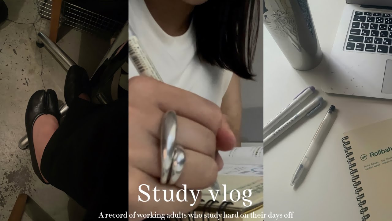 Study vlog:5:30に起きて検定の勉強と朝活☀️|PARLOR NOONで夜カフェをする休日☕️|productive day