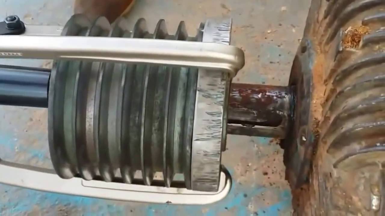 Aprendendo tira polia sem  quebra