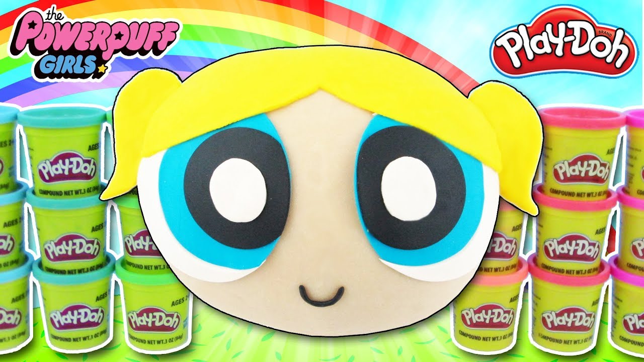 GIANT Bubbles EGG SURPRISE PLAY-DOH 🌈 Powerpuff Girls Toys, Squishies, DC Super Heroes & MORE