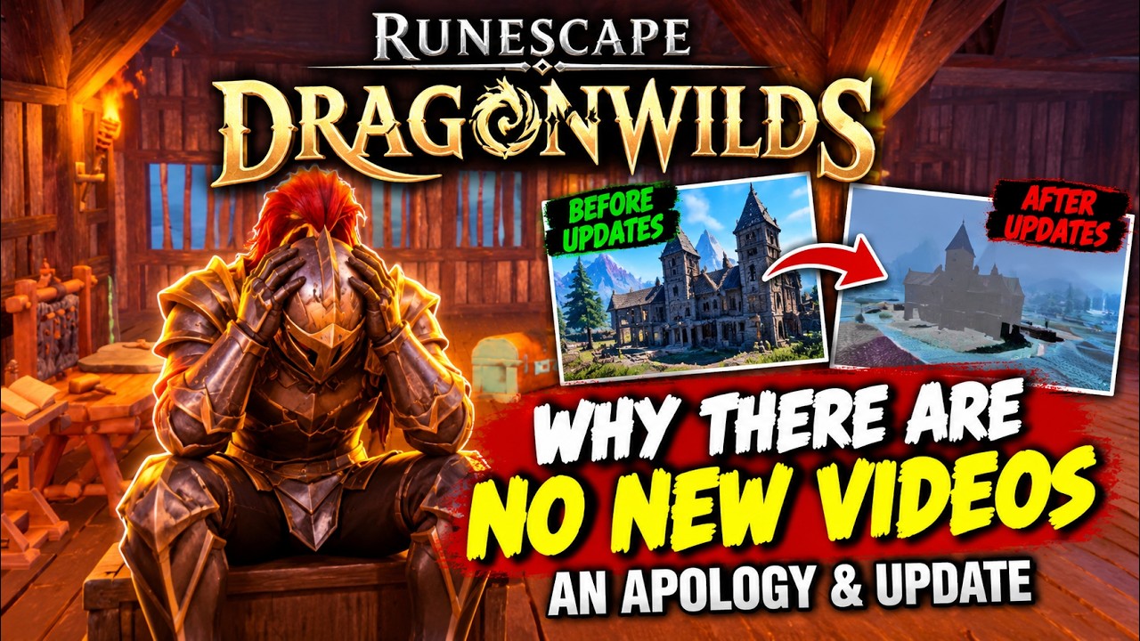 Почему выходят видео по RuneScape: Dragon Wilds | Извинения и новости