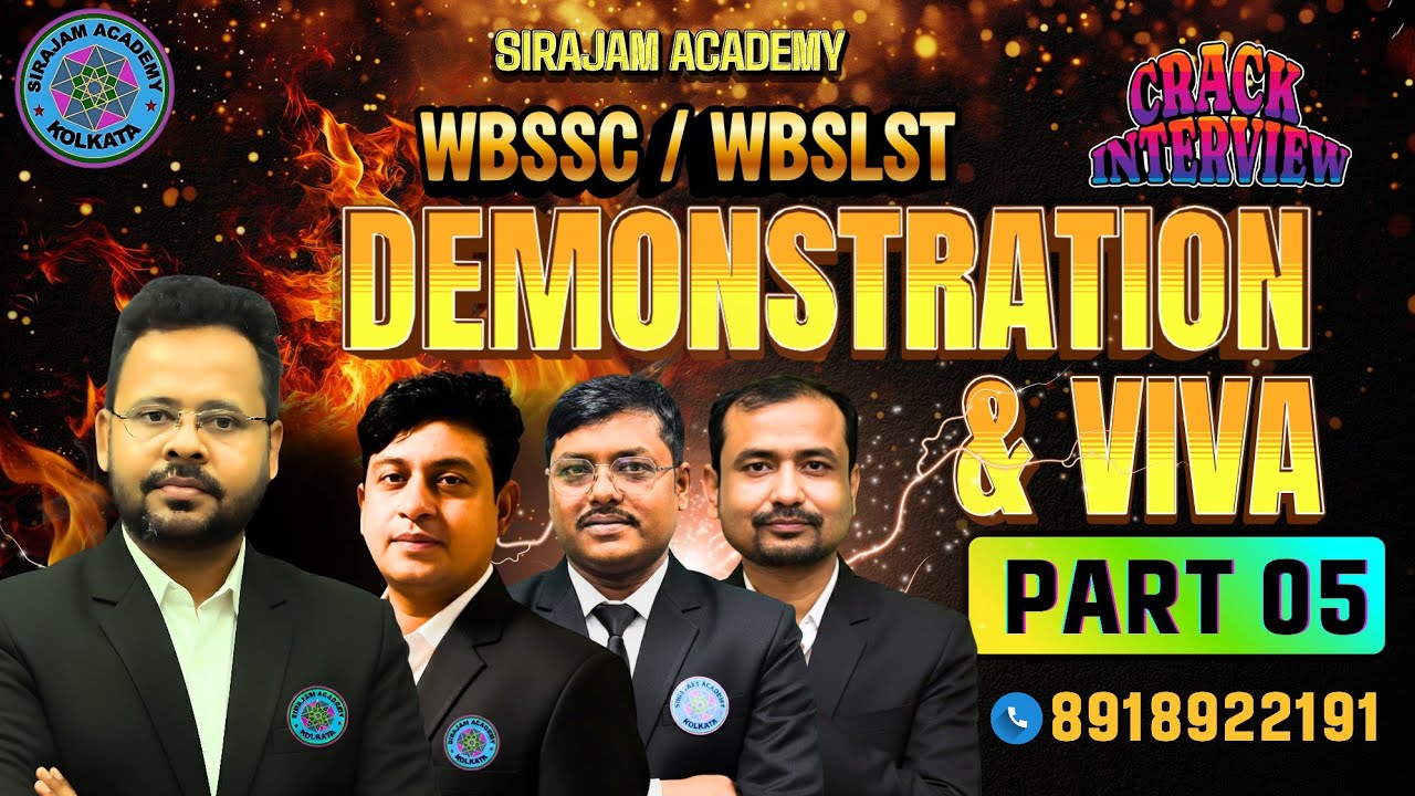 DEMONSTRATION & VIVA | Part - 5 | OFFLINE MOCK INTERVIEW | SALIM SIR - 8918922191 