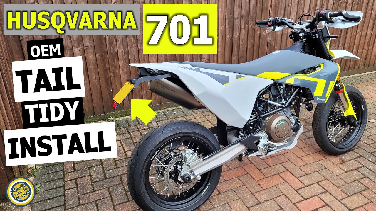 How to fit a tail tidy to Husqvarna 701. KTM 690 tail tidy install. GasGas sm700 tail tidy fit.