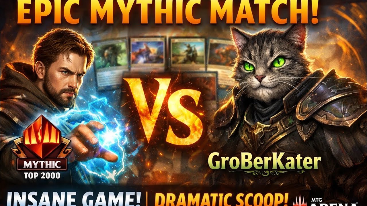 MYTHIC Top 2000 Showdown vs GroBerKater | INSANE Comeback & Dramatic Scoop! | MTG Arena