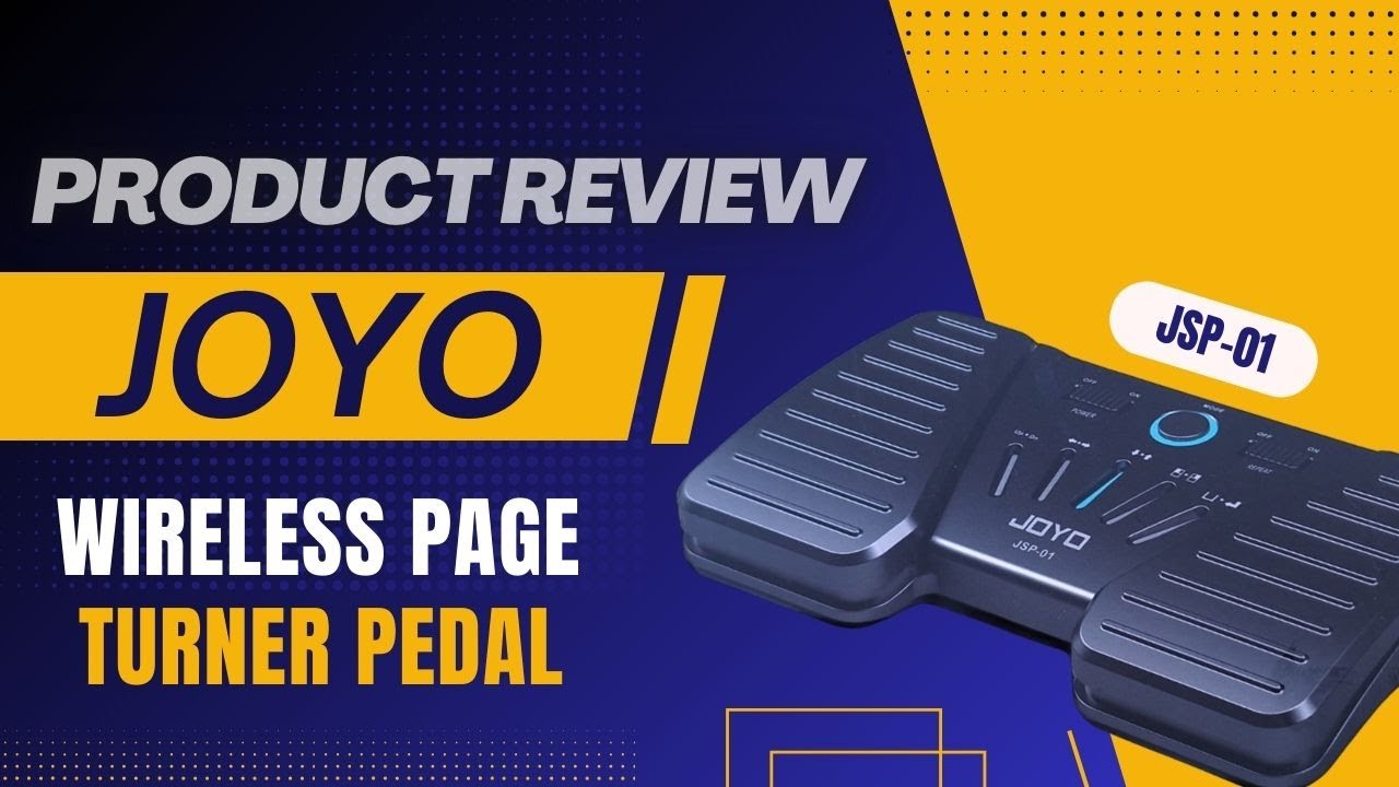Free Your Hands Up Guitarist With The JOYO Wireless Page Turner Pedal