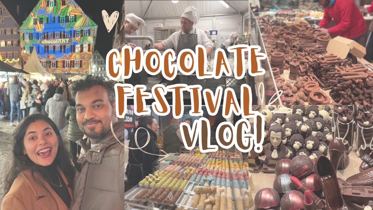 Tübingen Chocolate Festival Vlog 🍫  Taste, Travel & Fun! #chocolate #festival #tübingen