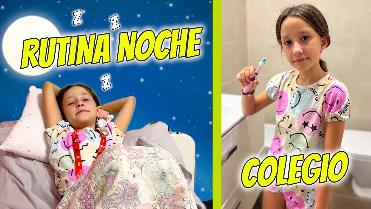 MI RUTINA DE NOCHE EN DIAS DE COLEGIO MARTINA DIVERTIGUAY