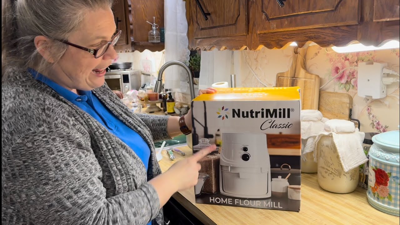 I bought a NutriMill Classic Grain Mill!!! #bread #flour #kamut #wheat