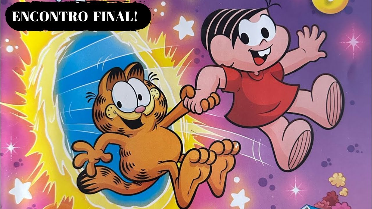 MÔNICA E GARFIELD EM OMNIVENTURA MÁGICA - HQ TURMA DA MÔNICA