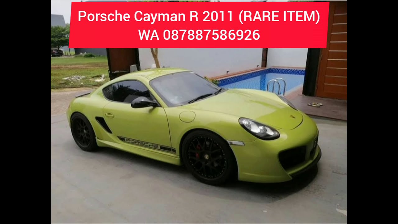 Porsche Cayman R 2011 (Rare Item)