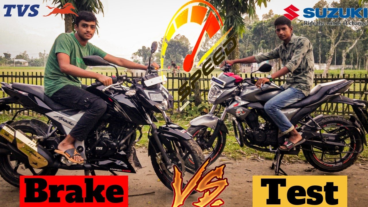 Apache 160 4v vs Gixxer monotone Full comparison review in Bangla|Brake Test|0-60 speed Test|