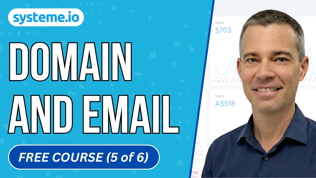 How to Set Up a Custom Domain and Email in Systeme.io | FULL TUTORIAL