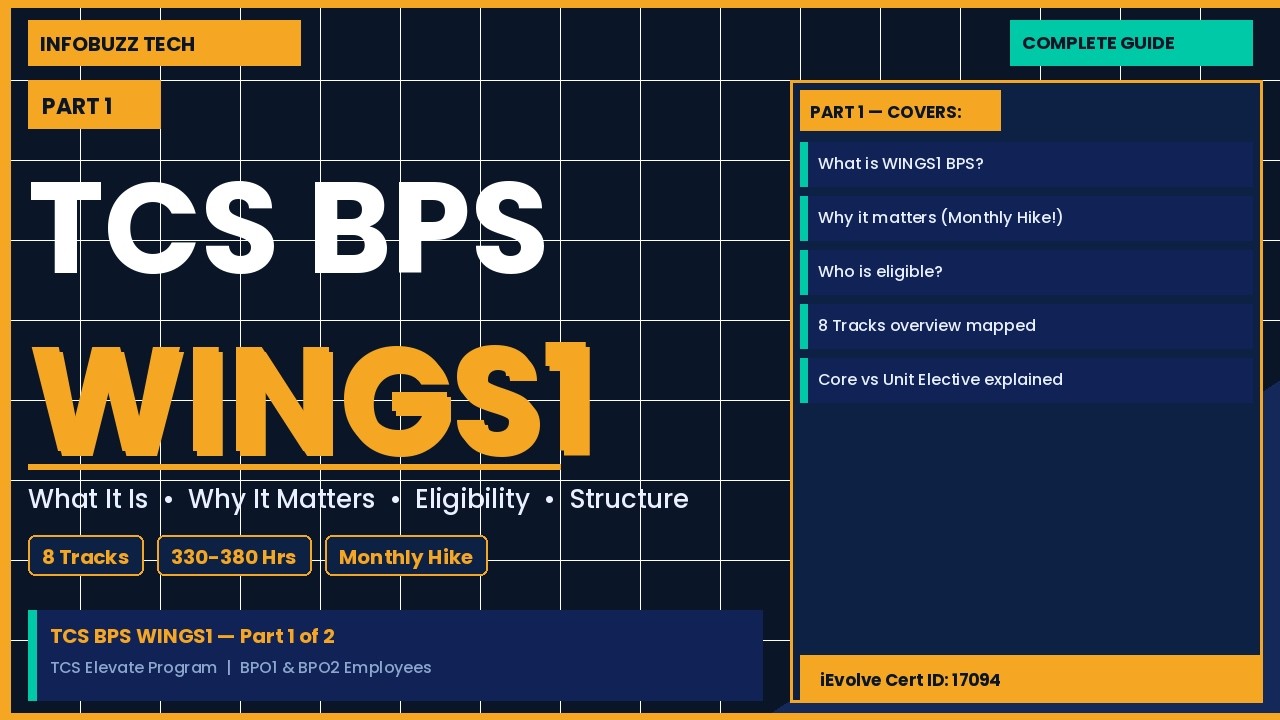Полное руководство по TCS BPS WINGS1, часть 1 | Право на участие, структура программы и разбор 8 ...