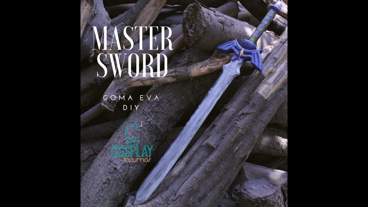 Master Sword Legend of Zelda - Goma eva - DIY