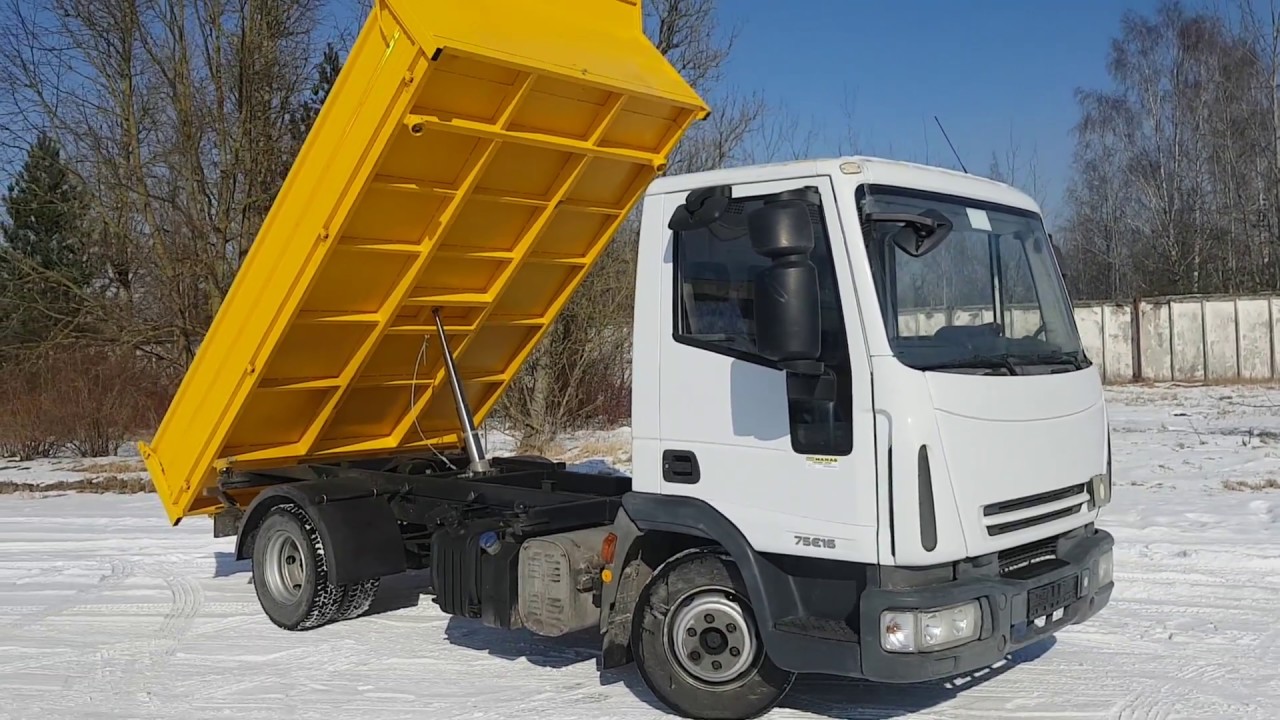 TIPPER 3-WAY KIPPER TRUCK IVECO EUROCARGO 75E16 2008 самосвала