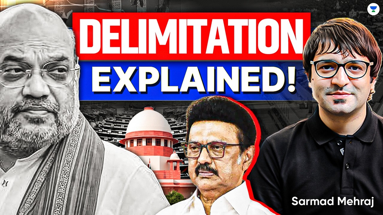 DELIMITATION: What, Why & How by Sarmad Mehraj | UPSC | Indian Polity | Sonia Gandhi Criticises BILL