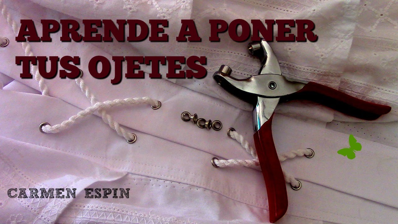 APRENDE A PONER TUS OJETES EN TELA:DIY