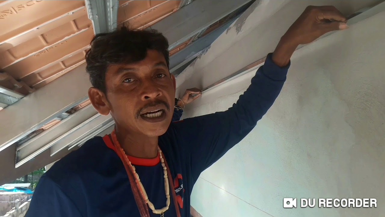 วิธีใช้เหล็กซีลาย ทำฝ้าชายคาด้วยแผ่นเรียบ