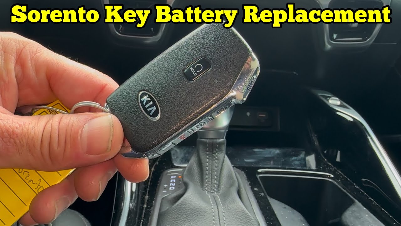 2021-2025 Kia Sorento Remote Key Fob Battery Replacement