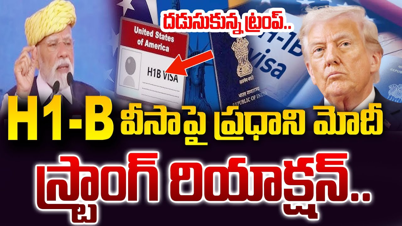 Modi React On Trump|H1B Visas | Trump Big Shock to Indians | Trump H1B Visa Rules |SumanTV Education