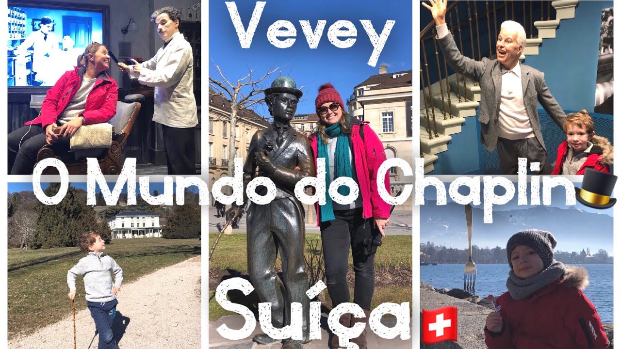 A casa do Charlie Chaplin na Suíça, cidade cenográfica e museu em Vevey 🎩🇨🇭
