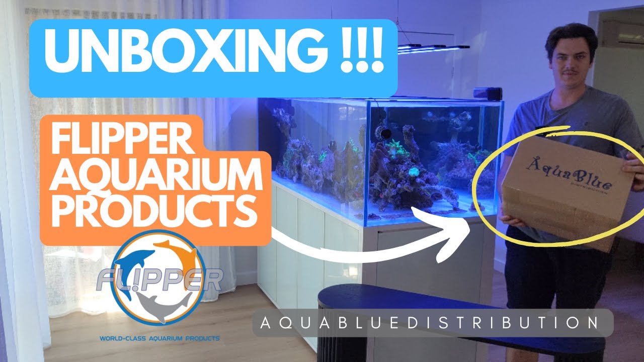 FLIPPER UNBOXING! Is this the SECRET to a Spotless Reef Tank Aquarium??